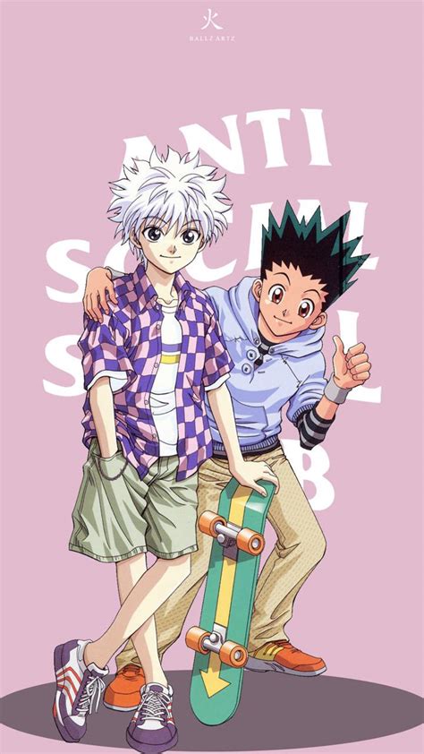 Gon Killua Wallpapers Top Free Gon Killua Backgrounds Wallpaperaccess