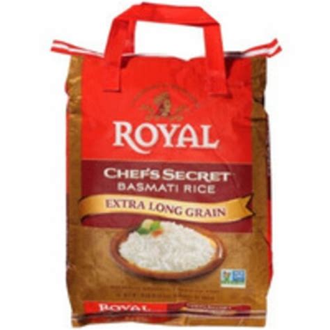 Royal Chefs Secret Extra Long Basmati Rice 10 Lb 454 Kg 1 Unit