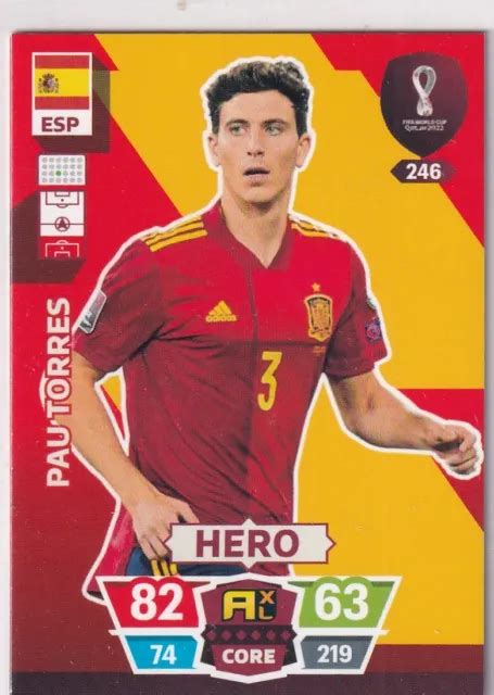 Panini Qatar World Cup Card Hero No Pau Torres Spain