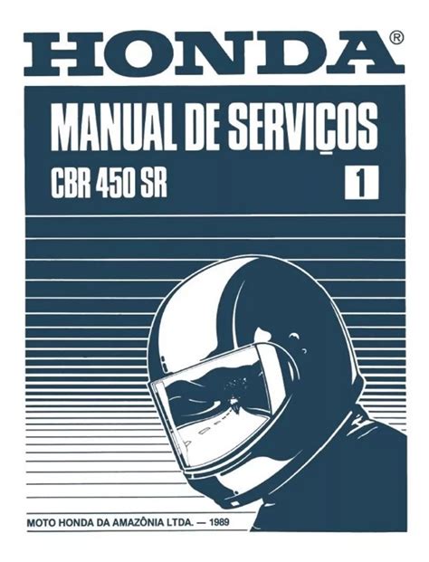 Manual De Serviço Honda CBR 450 SR 1989 Mecanicando