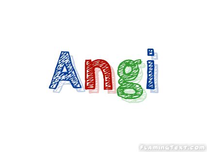 Angi Logo | Free Name Design Tool from Flaming Text