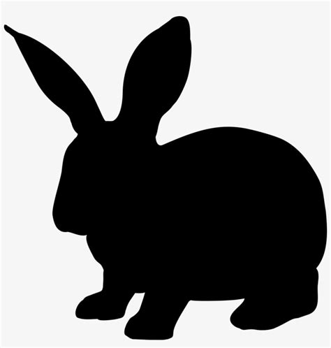 Easter Bunny Silhouette Png Bunny Silhouette Clipart Transparent Png