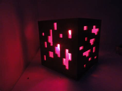 Minecraft Redstone Lamp Great Night Light Perfect Etsy Uk