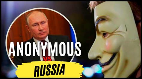 grupo Anonymous declara guerra cibernética contra a Rússia YouTube