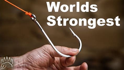 The Worlds Strongest Fishing Knot Hooks Swivels Weights More