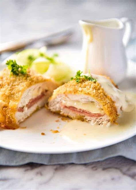 Easy Chicken Cordon Bleu Recipetin Eats