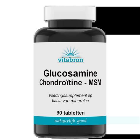 Glucosamine Chondro Tine Msm Kopen Vitabron