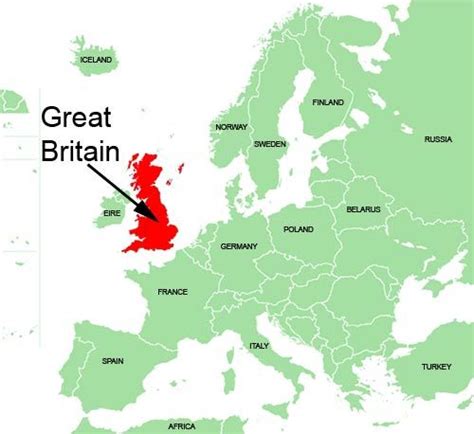 Europe Map Great Britain ~ BMFUNDOLOCAL