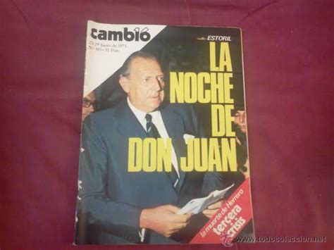 Cambio 16 Num 185 1975 La Noche De Don Juan Comprar Revista Cambio