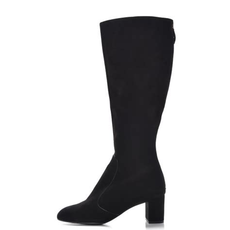 Louis Vuitton Suede Masterclass High Boots 38 Black 279064 Fashionphile