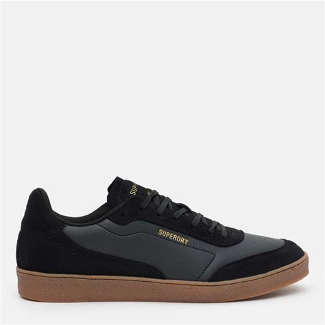 Кеды Superdry Vegan Retro Sleek Trainer Mf110196a 02a 42 8 265 см Black 5057847159892 в