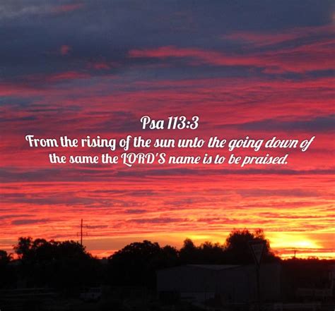 Bible Verses About Sunrise Sincere Drive