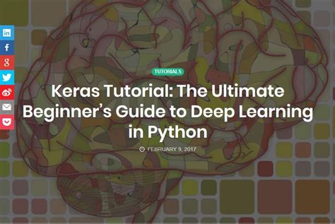 Keras Tutorial The Ultimate Beginners Guide To Deep Learning In