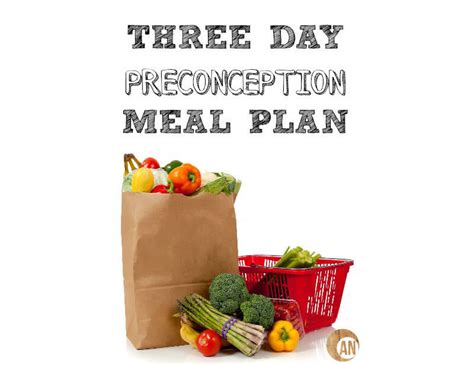 Three Day Preconception Meal Plan Ancestral Nutrition