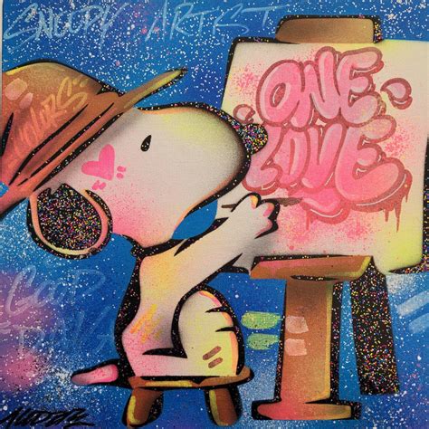 Peinture Snoopy Artist Par Kedarone Carr D Artistes