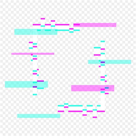 Glitch Font Effect Vector Hd Png Images Glitch Effect Border Design