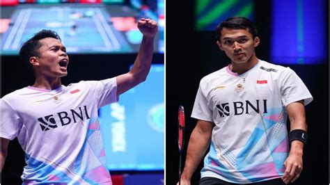 Final Tunggal Putra Duel Antara Ginting Dan Jonatan Di All England