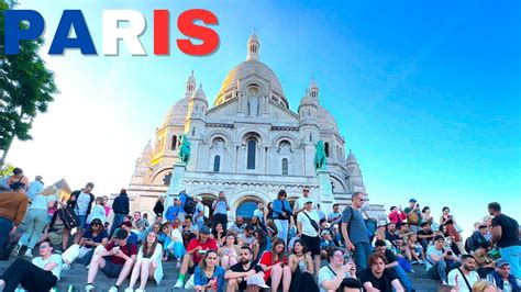 K Hdr Walking Paris Montmartre Sacr C Ur France Walk Tour