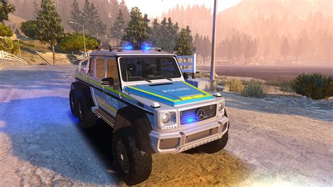 Mercedes Benz G Amg X German Police Polizei Livery Gta Mods