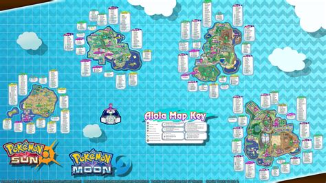 Pokemon Sun Pokemon Locations Map Cape May County Map