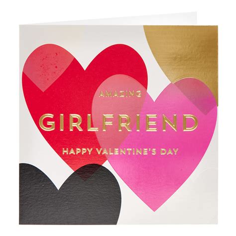 Buy Amazing Girlfriend Hearts Valentines Day Card For Gbp 1 49 Card