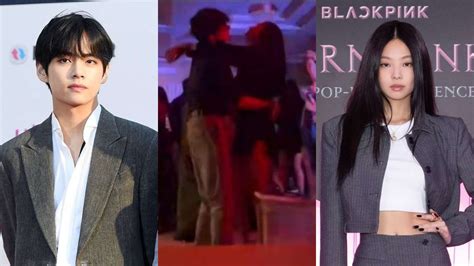 BTS V BLACKPINK Jennie Hug Dance Together At Born Pink S Private