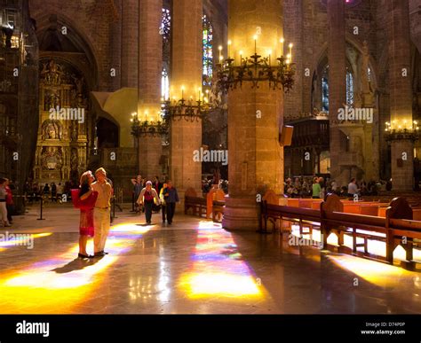 Interior of Palma Cathedral, Palma, Mallorca, Spain Stock Photo - Alamy