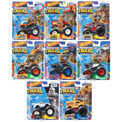 Hot Wheels Monster Trucks 1:64 Scale Vehicle 2023 Mix 11 Case of 8