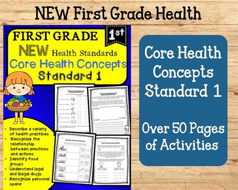 First Grade Health Health Standard One Mental Health Etsy Artofit