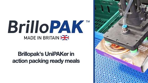 Brillopak S UniPAKer In Action Packing Ready Meals YouTube