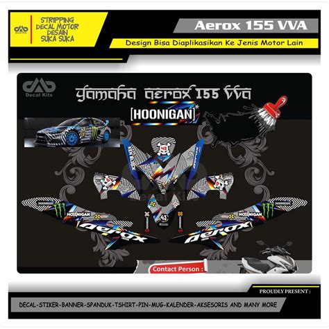 Jual Sticker Aerox Striping Aerox Decal Aerox Stiker Aerox Full Body