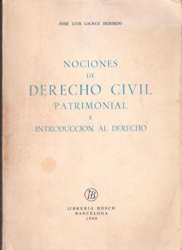 Nociones De Derecho Civil Patrimonial E Introduccio N Al Derecho