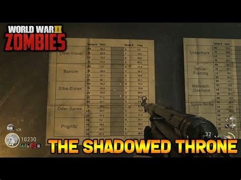 Ww Zombies The Shadowed Throne Main Easter Egg Hunt Call Of Duty