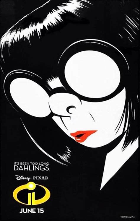 Photo Edna Mode Is Back In New Character Teaser Poster For Pixars