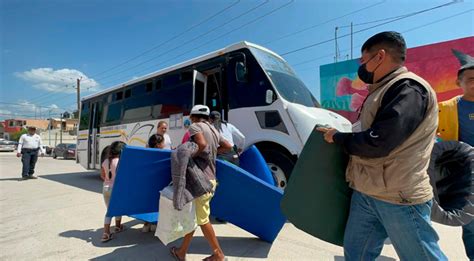 Evacuaron Y Trasladaron A Familias A Refugios Temporales En El