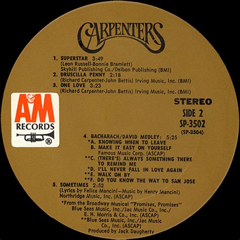 Carpenters | Vinyl Album Covers.com