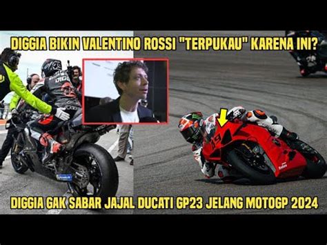 Edian Diggia Bikin Rossi Terpukau Karena Ini Diggia Gak Sabar Jajal