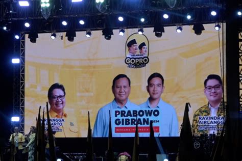 Golkar Kampanye Akbar Di Bogor Airlangga Ingatkan Coblos Prabowo