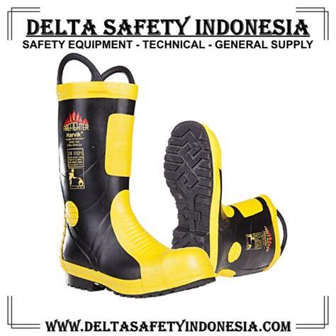 Sepatu Pemadam Kebakaran Harvik Original Delta Safety Indonesia