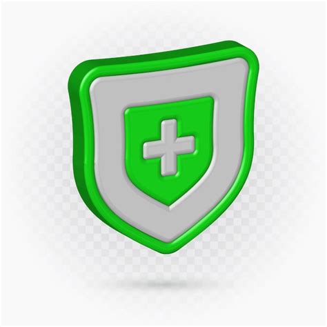 Premium Vector Realistic Shield Medical Icon Immune System Sign