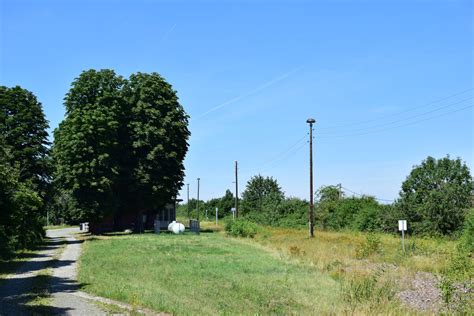 Blick von der Ladestraße auf den ehemaligen bahnhof Donndorf in