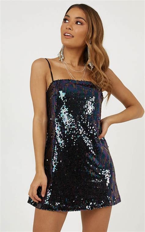 Virgo Rising Dress In Multi Sequins Showpo Dresses Vegas Dresses Hoco Dresses