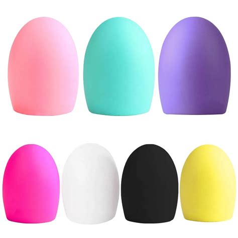 Egg Shaped Silicone Makeup Brush Face Cleaning Washing Tools