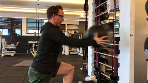 1kneeling Medicine Ball Chest Pass Youtube