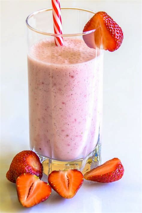 Batido Smoothie De Fresa Y Pl Tano Nuestro Recetario