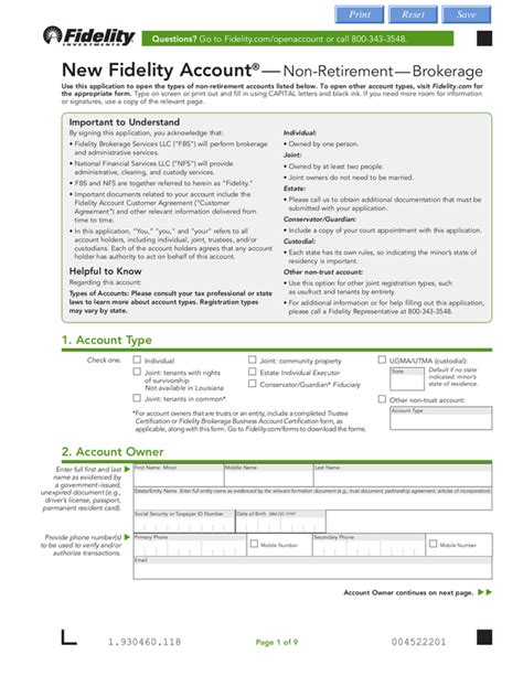 Fill Free Fillable Fidelity Investments Pdf Forms