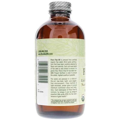 Certified Organic Flax Oil Flora