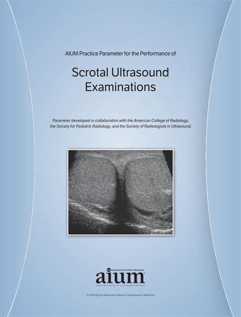 Pdf Aium Practice Guideline For The Performance Of Scrotal Ultrasound