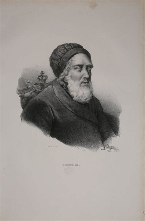 Portrait Brustfigur Lithographie Von Henri Grevedon By Georg Iii