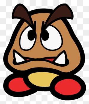 Paper Mario Goomba - Paper Mario Goomba - Free Transparent PNG Clipart ...